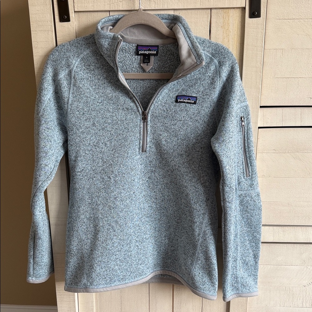 Patagonia Light Gray Fleece Jacket